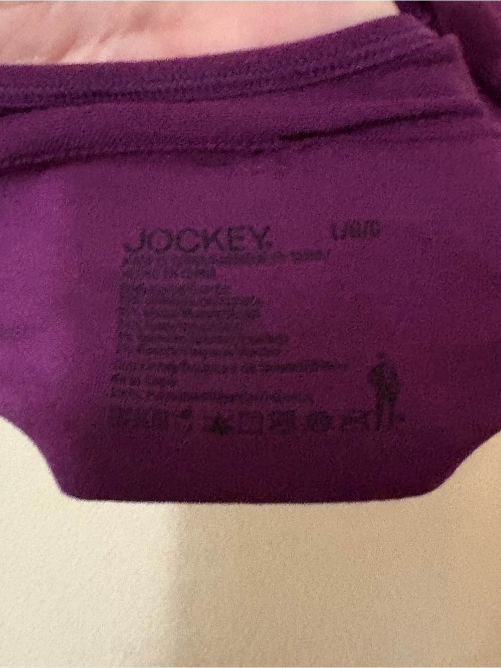 Jockey Plum V-Neck Bralette with Thin Straps - Picture 4 of 4